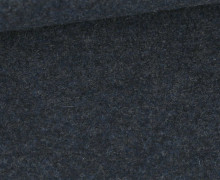 Wolle - Walkstoff - Uni - Stahlblau