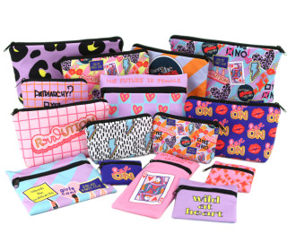 DIY-Nähset - Softshell - Fleece - 15 Stift - und Kramtaschen - The Future is Female - Lausemia Design Studio - abby and amy