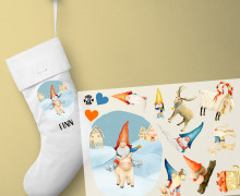 Onkel Bo's Bügelbilder - DIN A4 - Tomte Und Pebbles