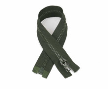 1 Reißverschluss - 45cm - S4 - Teilbar - Hochwertig - Prym - Oliv (542)