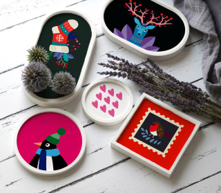 Outdoorstoff - Xmas - Inlays für Silikon - Probierset - Hamburger Liebe - abby and amy