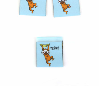 1 Label - Affe - YEAH - Türkisblau - Katzengold Designs