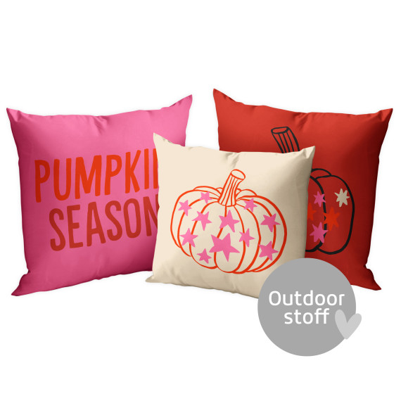 Kissenstoff - DIY - Kissen-Set - Pumpkin Season - Outdoorstoff - abby and amy