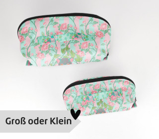 DIY-Nähset - Kosmetiktasche - Binz - Leo Meets Roses - Ranken - Frida Kreativ - GRÖSSENAUSWAHL - abby and amy