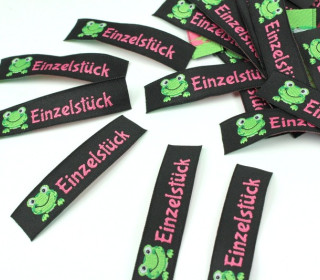 1 Label - Einzelstück - Frosch