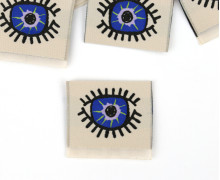 1 Label - Eye - Beige - Anlukaa