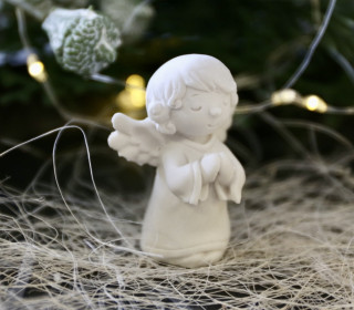 Silikon - Gießform - Mini Krippenfigur - Engel - vielfältig nutzbar