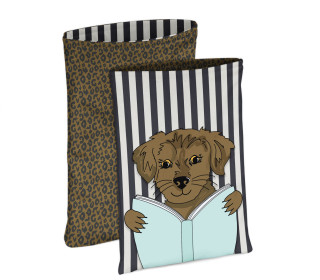 DIY-NÄHSET - Buchtasche - I Am A Booklover - Dog - Cherry Picking - Softshell - abby and amy