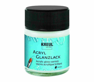 Acryl-Glanzlack auf Wasserbasis - 50ml - Schutz & Glanz - KREUL