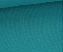 Bündchen Gretje - Glattes Bündchen - Schlauchware - Uni - Aqua Dunkel - #763