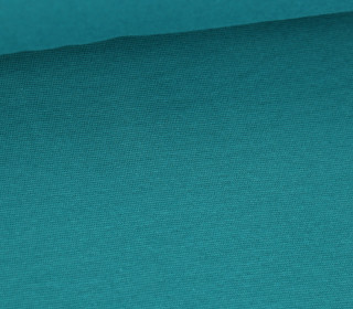 Bündchen Gretje - Glattes Bündchen - Schlauchware - Uni - Aqua Dunkel - #763