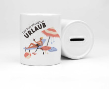 Keramik-Spardose - Für den nächsten Urlaub