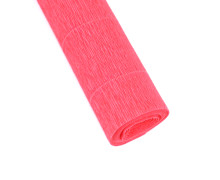 Floristenkrepp - Blumenkrepp - Krepppapier - 1 Rolle - 50cm x 250cm - uni - Lachsrosa