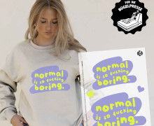 Onkel Bo's Bügelbilder - DIN A4 - Normal Is So Fucking Boring - BIG