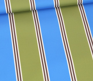 Outdoorstoff - Only Stripes - Himmelblau - Anlukaa - abby and amy