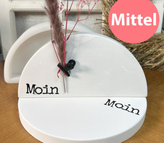 Silikon - Gießform - Dekoteller - Tablett - Halbiert - Glatt - Mittel - vielfältig nutzbar