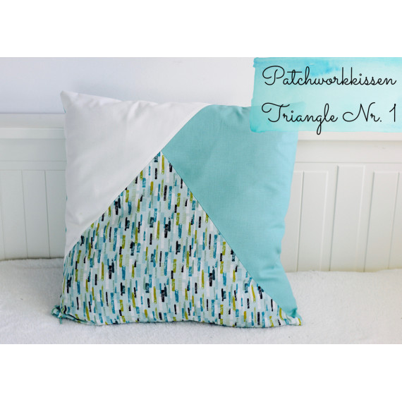 Ebook - Nähanleitung Patchworkkissen Triangle Nr. 1