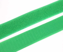 1 Meter Klettband - Klettverschluss - Zum Nähen - Hook & Loop - 25mm - Grasgrün