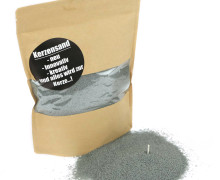 400g pflanzliches Kerzensand - Set mit 2 Dochten - Eukalyptus - Kerzen gießen