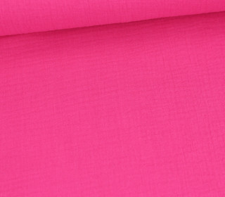 Bio Musselin Lotta - Muslin - Uni - Organic Cotton - Double Gauze - Pink