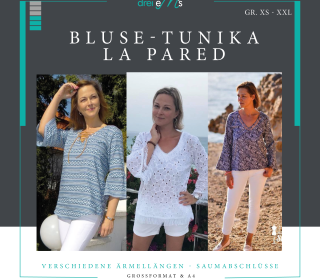 ebook - LA PARED Bluse / Tunika Gr. XS-XXL