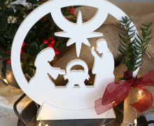 Silikon - Gießform - Dekoring - Krippe - Weihnachten - Groß - vielfältig nutzbar