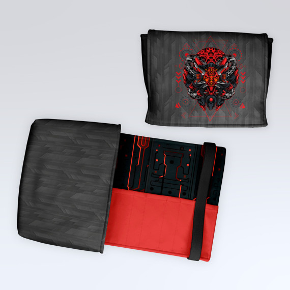 DIY-Nähset - Buch-Organizer - Red Cyborg - Softshell - abby and amy