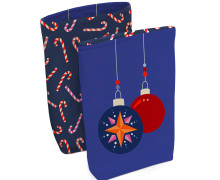 DIY-NÄHSET - Buchtasche - Christmas Ornaments - Hamburger Liebe - Softshell - abby and amy