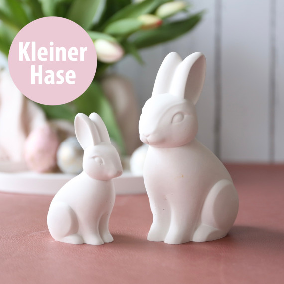 Silikon - Gießform - Sitzender Osterhase - Kleiner Hase - vielfältig nutzbar
