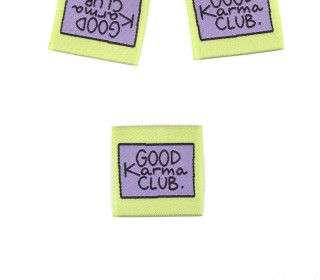 1 Label - GOOD Karma CLUB - Hellgrün - EMJO-DESIGN