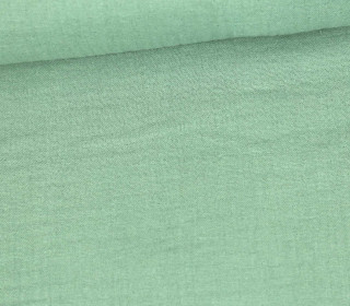 Musselin - Muslin - Double Gauze - Uni - 125g - Schnuffeltuch - Windeltuch - Lichtgrün