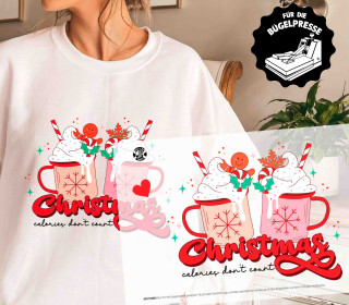 Onkel Bo's Bügelbilder - DIN A4 - Christmas Calories - BIG - Weihnachten
