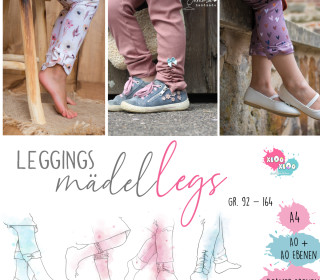 Leggings Mädel Legs Schnittmuster mit Beamerdatei