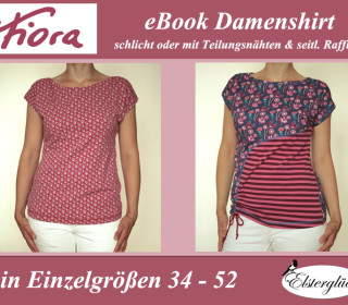 Ebook - Damenshirt FIORA Gr. 32 - 52