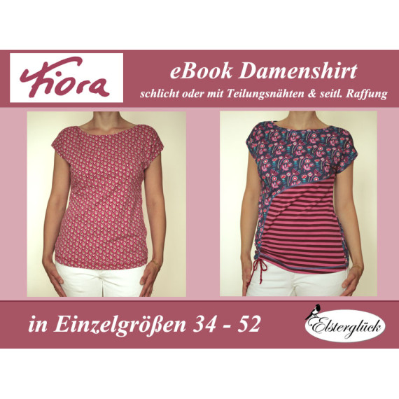 Ebook - Damenshirt FIORA Gr. 32 - 52
