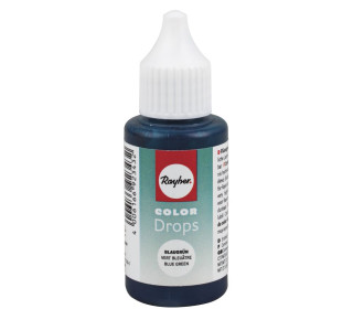 Color Drops - flüssiges Farbkonzentrat - Blaugrün - Lösungsmittelfrei - 25ml - Rayher