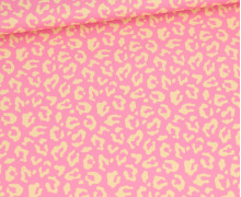 Outdoorstoff - Mini Collection - Leo - Bubblegum Rosa/Buttergelb - abby and amy