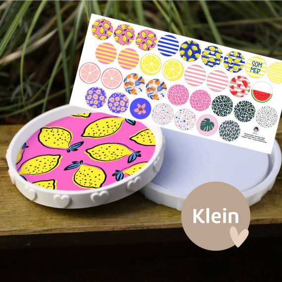 Outdoorstoff - Summer Vibes - Inlays für Silikon - Dekoteller - Tablett - Klein - studio.mARTinchen - abby and amy