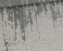 Sommersweat - Boxing Gorilla - Kombistoff - Paneel - Mix and Match Kombi - Grau Meliert - abby and me