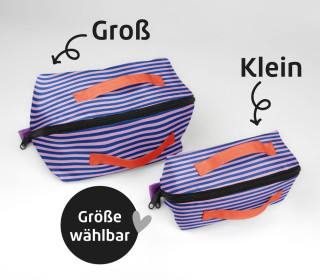 DIY-Nähset - Kosmetiktasche - Binz - Wunderbar - anlukaa - GRÖSSENAUSWAHL - abby and amy