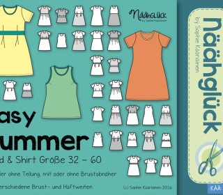 Ebook - Näähglück Easy Summer – Top, Shirt & Kleid Größe 32 - 60