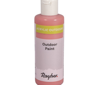 Acrylfarbe - 80ml - Outdoor - Wasserbasis - Rayher - Koralle
