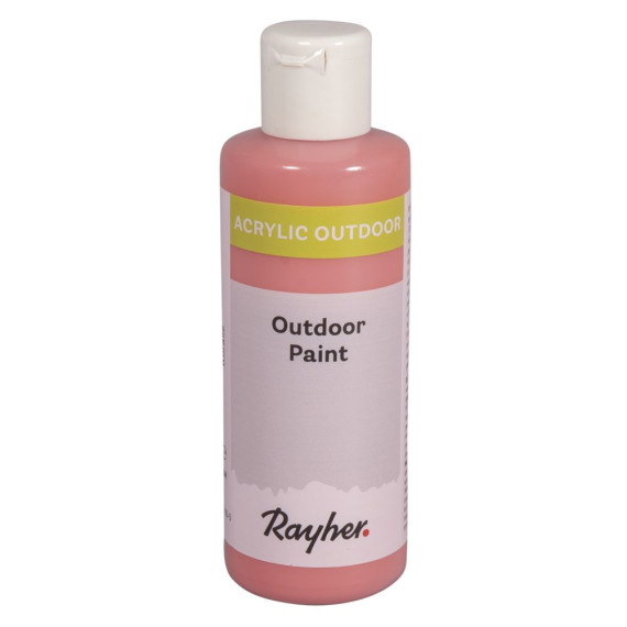 Acrylfarbe - 80ml - Outdoor - Wasserbasis - Rayher - Koralle