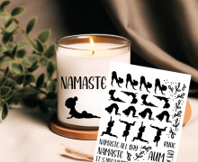 Rub-On Sticker - Yoga - KnilchArt Design - Tante Henni Rub-Ons - vielfältig nutzbar