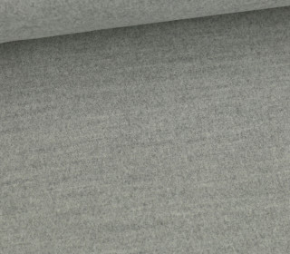 Weicher Mantelstoff - Uni - 370g - Hellgrau Meliert