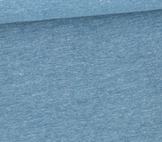 Jersey Smutje - Hell Meliert  - 150cm - Pastellpetrol - #483