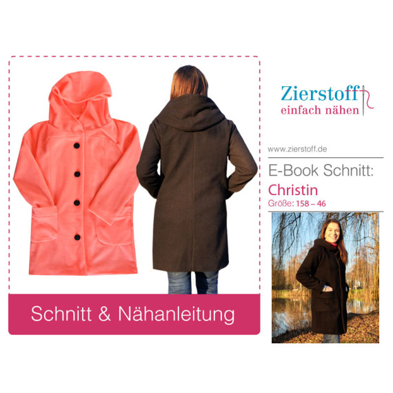 E-BOOK – Jacke, Wolljacke “Christin”, GR. 158 – DAMENGRÖSSE 46