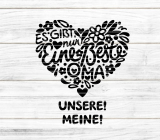 Plotterdatei Omaherz SVG DXF