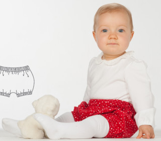Kinder Baby Pumphose Schnittmuster pdf ohne Mittelnaht. Shorts mit Gummizug am Bund + Saum für Junge + Mädchen ELISA von Patternforkids Gr. 56 - 98
