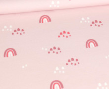 Jersey - Bio Qualität - Kombistoff - Hasenbande - Hasenmädchen Frida - Rosa - Treeebird - abby and me